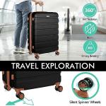 AnyZip Lightweight Hardside Carry-On Suitcase 20 Inch