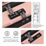 AnyZip 20'' Carry On Luggage with Pocket