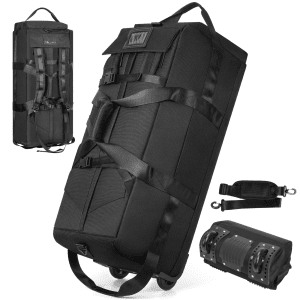 DAKOMM 90L Foldable Rolling Duffel Bag