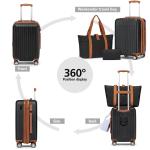 WEPLUS 3-Piece Hardside Carry-On Luggage Set