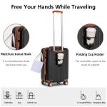WEPLUS 3-Piece Hardside Carry-On Luggage Set