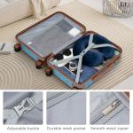 3-Piece Carry-On Luggage Set with Spinner Wheels