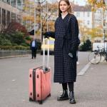 Felamondo 20-inch Pink Carry-On with Spinner Wheels