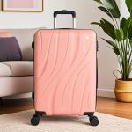 Felamondo 20-inch Pink Carry-On with Spinner Wheels