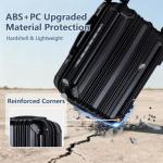 OUZZO 20 Inch Expandable Carry-On Hardshell Luggage