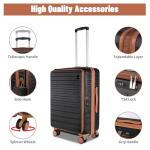 WireHot 3-Piece Lightweight Hardshell Luggage Set
