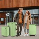 Lightweight 3-Piece Hardshell Luggage Set - Avocado Green