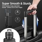 11 Piece Hardside Luggage Set with Spinner Wheels