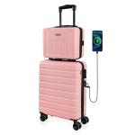 AnyZip 20" Carry-On and 14" Cosmetic Case Set