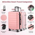 AnyZip 20" Carry-On and 14" Cosmetic Case Set