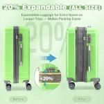 AnyZip 24-Inch Expandable Hard Shell Suitcase