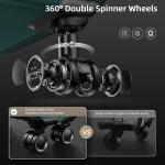 SHOWKOO 3-Piece Lightweight Softside Luggage Set