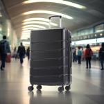 Gianna 20-Inch Expandable Hardside Luggage, Black