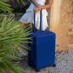 iFLY Hardside 28" Checked Luggage - Royal Blue