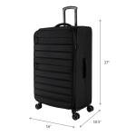 iFLY 24" Softside Fibertech Checked Luggage - Black