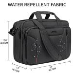 Stylish Expandable Laptop Bag for Men - Black