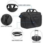 Stylish Expandable Laptop Bag for Men - Black