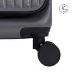 iFLY Hardside Quantum 28" Checked Luggage - Charcoal