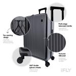 iFLY Hardside Quantum 28" Checked Luggage - Charcoal