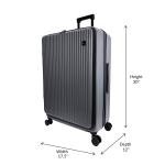 iFLY Hardside Quantum 28" Checked Luggage - Charcoal