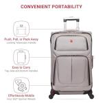 SwissGear 25-Inch Expandable Softside Luggage, Pewter