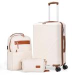 3-Piece Lightweight Luggage Set with Spinner Wheels