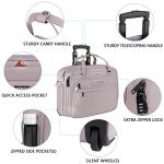 Rolling Laptop Bag for Women with Wheels