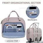 Rolling Laptop Bag for Women with Wheels