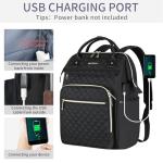 Women's 17 Inch Water-Resistant Laptop Backpack