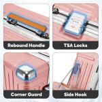 22-Inch TSA-Approved Lightweight Carry-On Suitcase