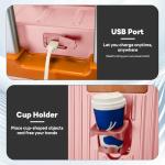 22-Inch TSA-Approved Lightweight Carry-On Suitcase