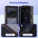 B Waygga 20-Inch Hardside Luggage with USB Port