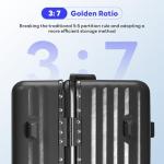 B Waygga 20-Inch Hardside Luggage with USB Port