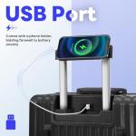 B Waygga 20-Inch Hardside Luggage with USB Port