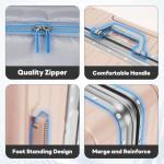 20-Inch Aluminum Carry-On Luggage with USB Port