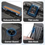 B Waygga 22" Hard Shell Carry On Luggage