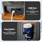 B Waygga 22" Hard Shell Carry On Luggage