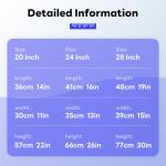 B Waygga 20-Inch Hardside Luggage with USB Port