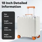 18-Inch Lightweight TSA Approved Carry-On Suitcase