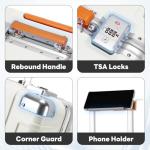 18-Inch Lightweight TSA Approved Carry-On Suitcase