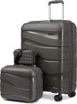 Melalenia 3-Piece Durable Spinner Luggage Set