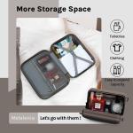 Melalenia 3-Piece Durable Spinner Luggage Set