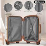Melalenia 7-Piece Hard Shell Luggage Set