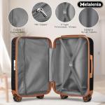 Melalenia 7-Piece Hard Shell Luggage Set
