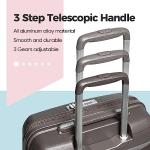 Melalenia Expandable Carry-On Luggage Set with Spinner Wheels