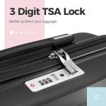 Expandable Hard Shell Carry-On Luggage Set