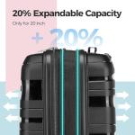 Expandable Hard Shell Carry-On Luggage Set