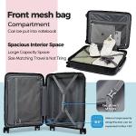 Expandable Hard Shell Carry-On Luggage Set