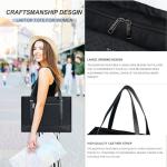 Stylish Black Laptop Tote Bag for Women
