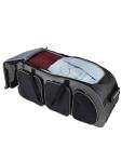 Travelers Club 30" Gray Multi-pocket Rolling Duffel